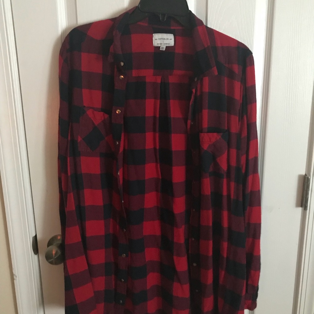 Cotton On Red Flannel